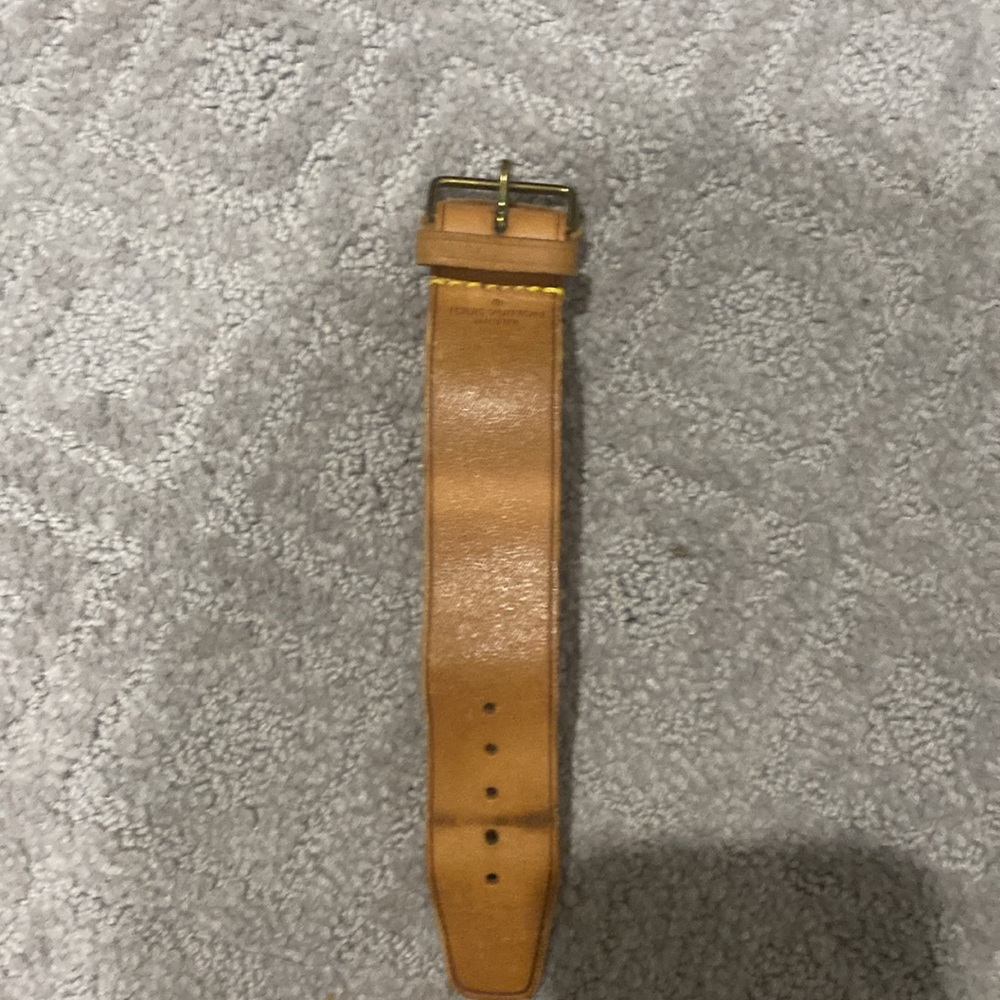 Authentic Louis Vuitton Tan Leather Strap - Picture 2 of 4